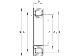 Semi-positioning bearings - single row SL1829, 1830,1822,1923 Series